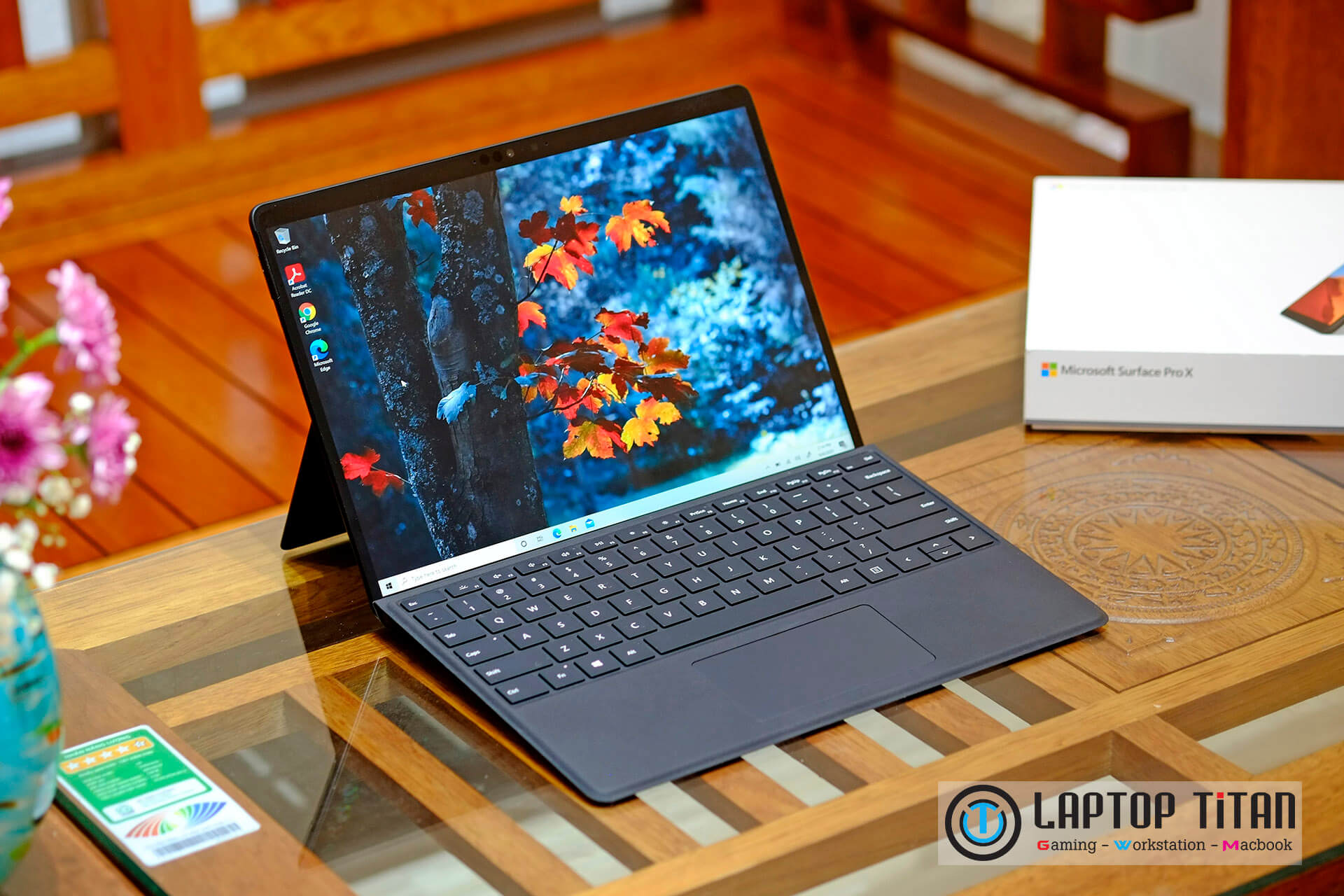 Surface Pro X Sq1 / 8Gb / 128Gb / 13&Quot; Touch / Fullbox + Key + Pen / 99%