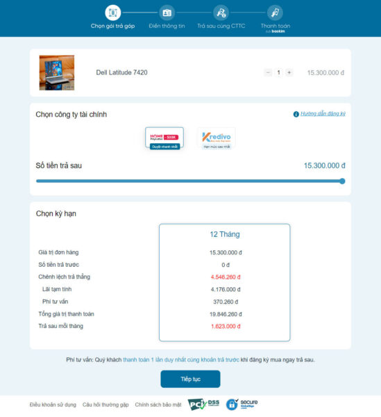 Thanh Toán Home Paylater